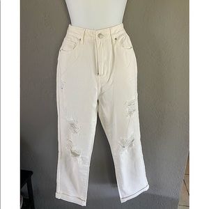 Pacsun white mom jeans